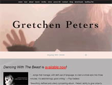 Tablet Screenshot of gretchenpeters.com